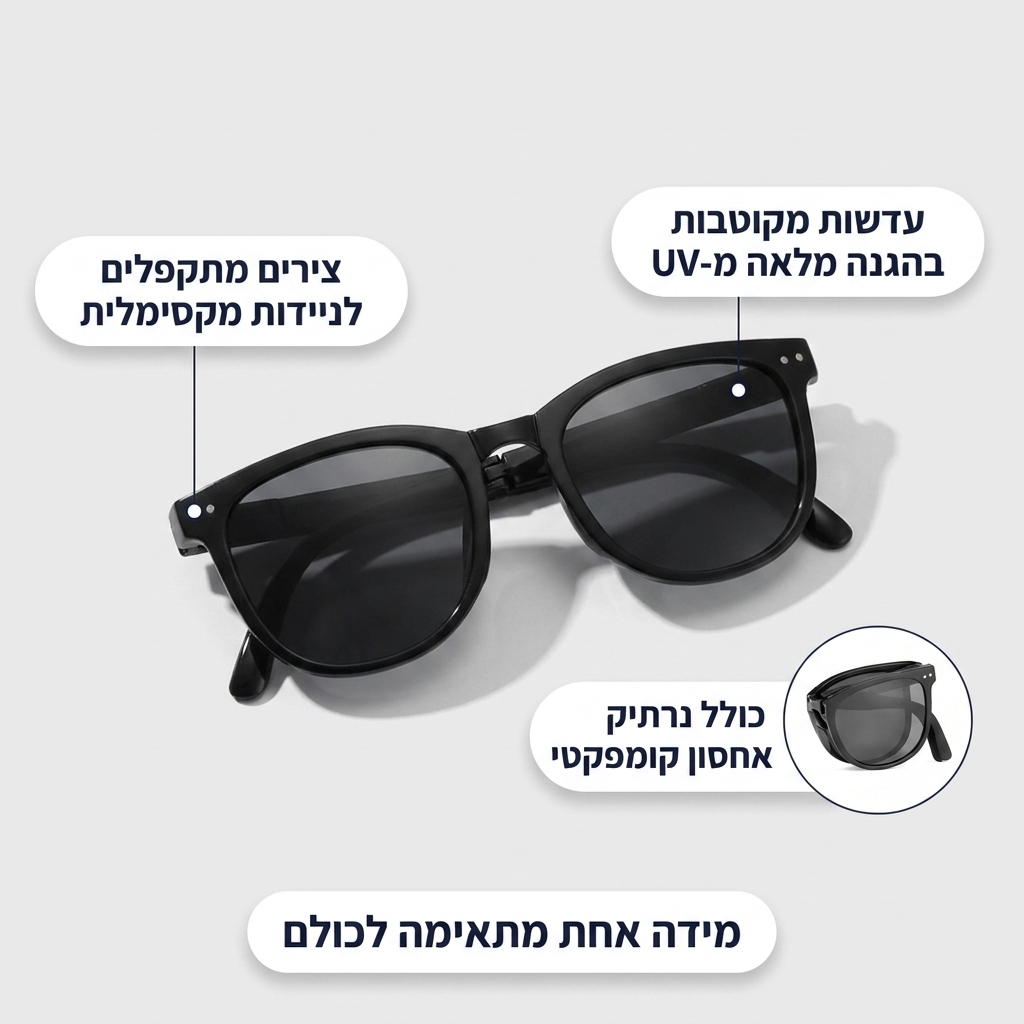 משקפי שמש מתקפלים